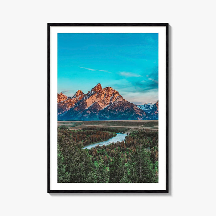 Wyoming Fine Art Photo Print, Grand Teton National Park, Snake River Overlook Poster