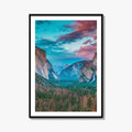 Yosemite National Park Fine Art Photo Print, Tunnel View, Sierra Nevada, California USA Poster