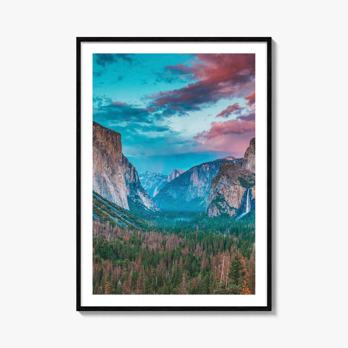 Yosemite National Park Fine Art Photo Print, Tunnel View, Sierra Nevada, California USA Poster