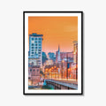 Youngstown Skyline Fine Art Photo Print, Ohio, Downtown, USA Wall Decor Poster