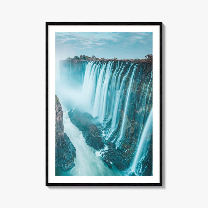 Victoria Falls Fine Art Photo Print, Zambia, Zimbabwe, Zambezi River, Livingstone Photo Poster