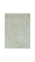 ZEA 02 Beige Wool & Viscose Rug - Hand-tufted