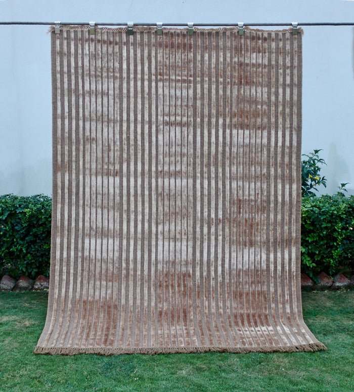 ZEA 03 Wool & Viscose Rug - Hand-tufted