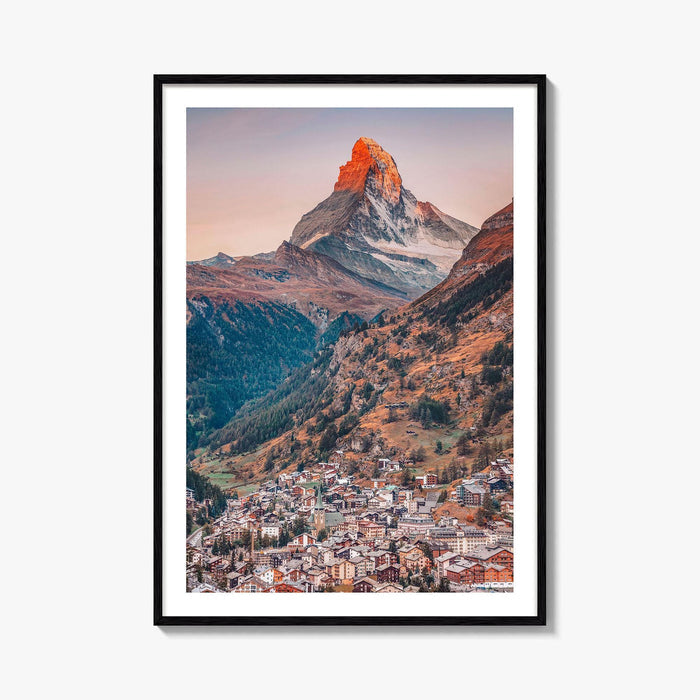 Zermatt Fine Art Photo Print, Matterhorn, Switzerland Wall Decor Poster, Swiss Alps Valais