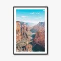 Zion National Park Fine Art Photo Print, Observation Point, Utah, USA, Landscape Poster